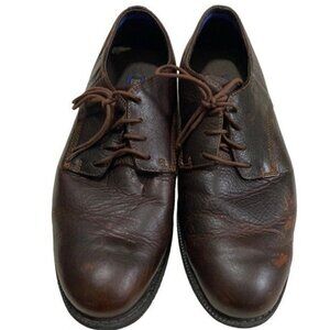 Timberland Mens  oxford orthopedic Vintge lace up Brown Leather 13 Casual Y2k